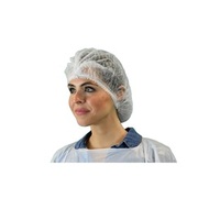 21" YELLOW LIGHTWEIGHT PP KEYSTONE SAFETY™ BOUFFANT CAP